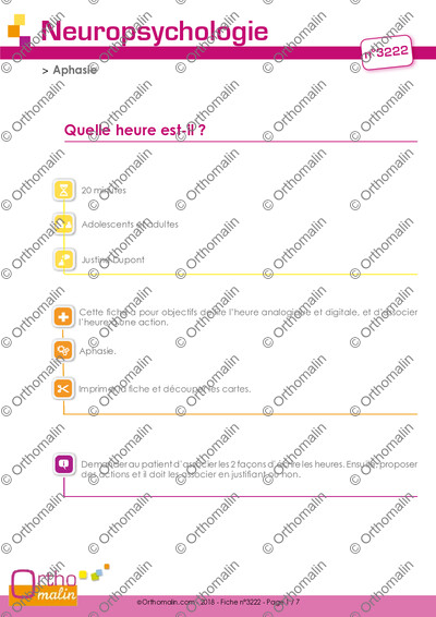 Page 1 de la fiche