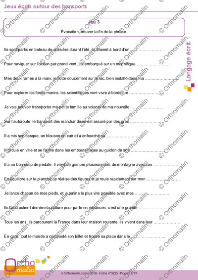 Page 11 de la fiche