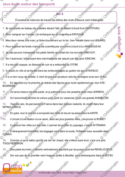 Page 13 de la fiche