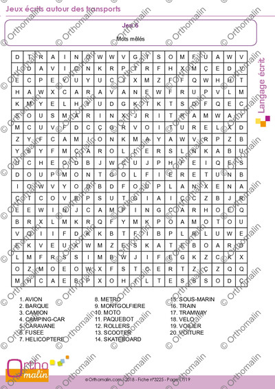 Page 17 de la fiche