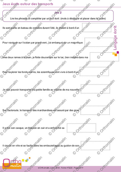 Page 8 de la fiche