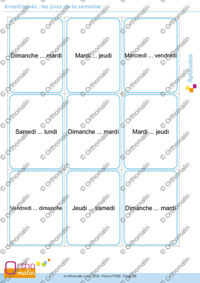 Page 3 de la fiche
