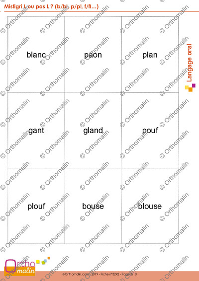 Page 3 de la fiche
