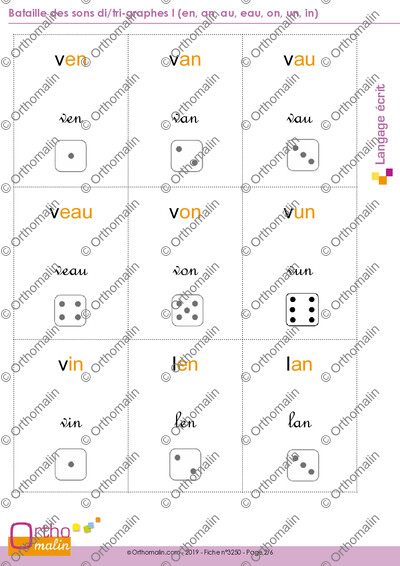 Page 2 de la fiche