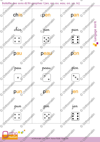 Page 5 de la fiche