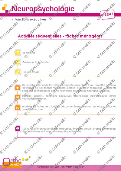 Page 1 de la fiche