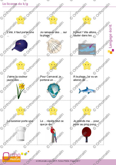 Page 16 de la fiche