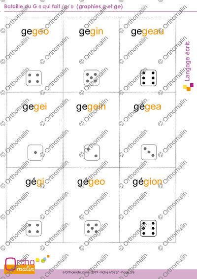 Page 3 de la fiche