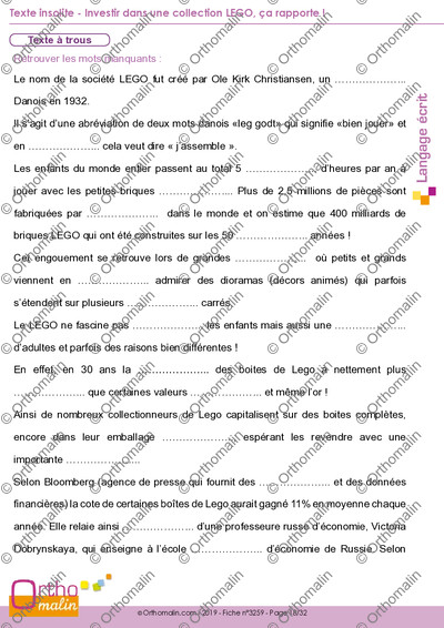 Page 18 de la fiche