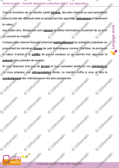 Page 23 de la fiche