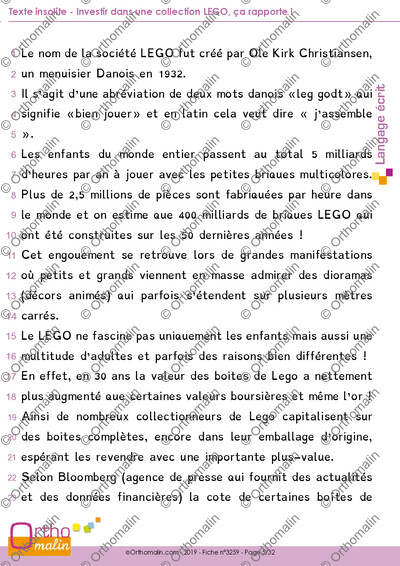 Page 5 de la fiche