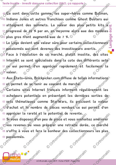 Page 7 de la fiche