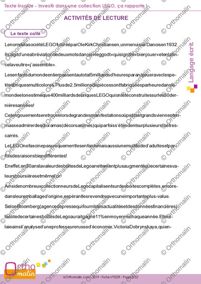 Page 8 de la fiche