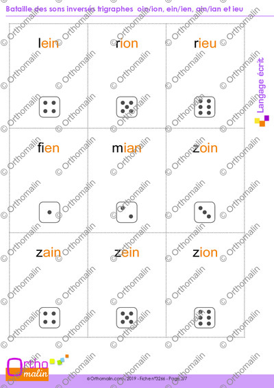 Page 3 de la fiche