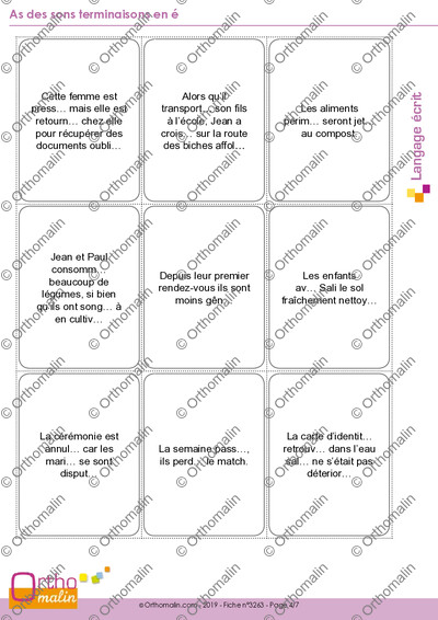 Page 4 de la fiche