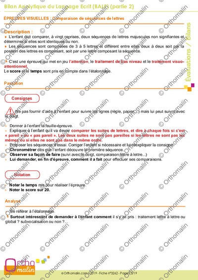 Page 15 de la fiche