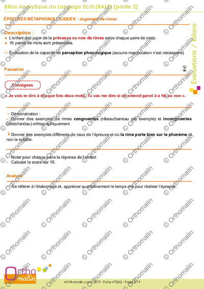Page 5 de la fiche