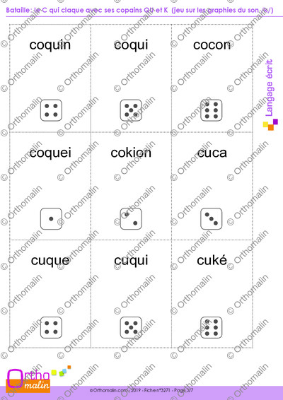 Page 3 de la fiche