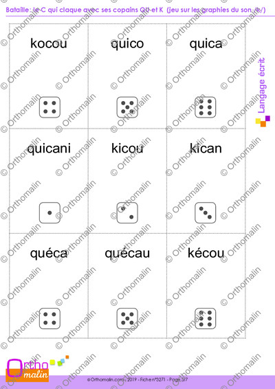 Page 5 de la fiche