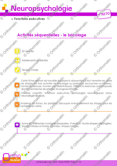 Page 1 de la fiche