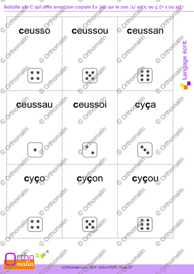 Page 3 de la fiche
