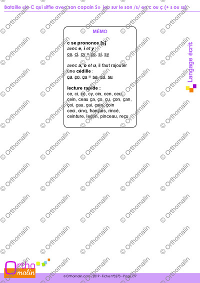 Page 7 de la fiche