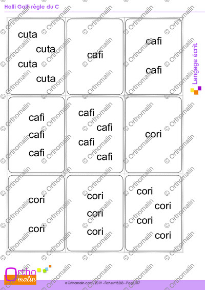 Page 5 de la fiche