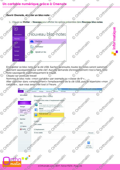 Page 3 de la fiche