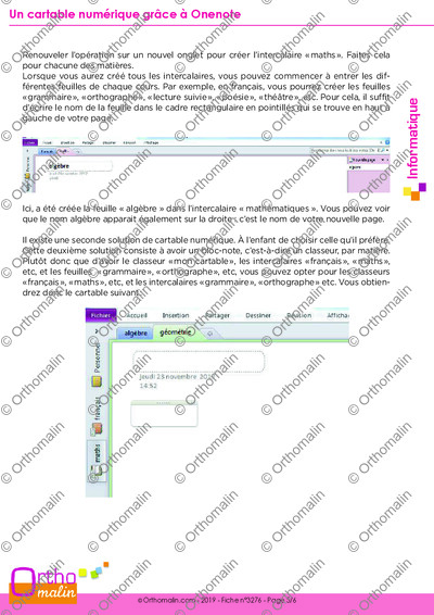 Page 5 de la fiche