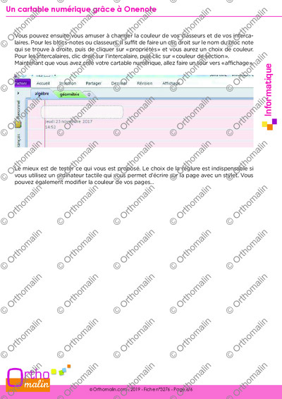 Page 6 de la fiche