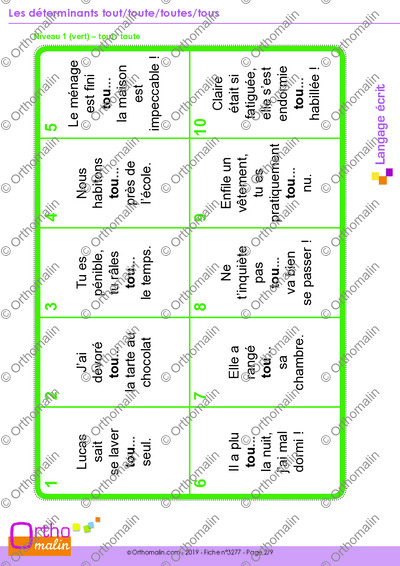 Page 2 de la fiche