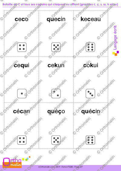 Page 3 de la fiche