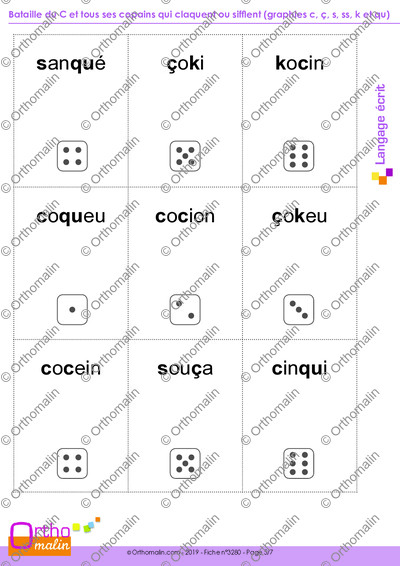 Page 5 de la fiche