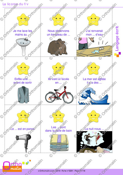 Page 11 de la fiche