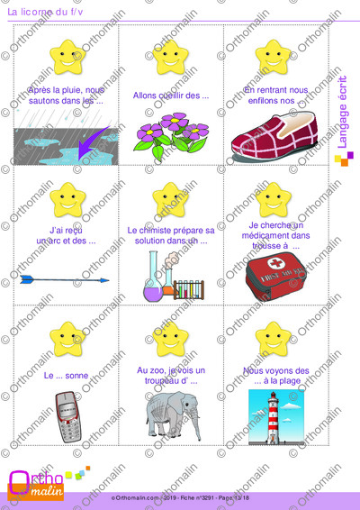 Page 13 de la fiche