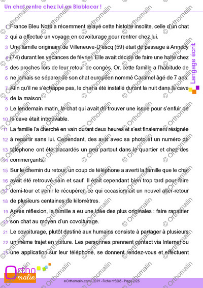Page 2 de la fiche