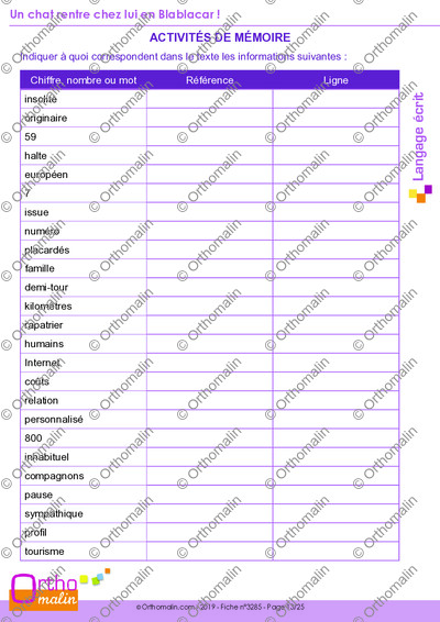 Page 13 de la fiche