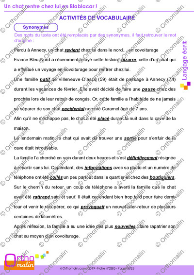 Page 16 de la fiche