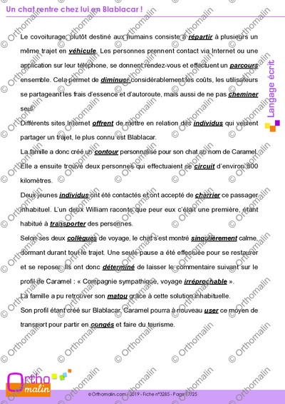 Page 17 de la fiche