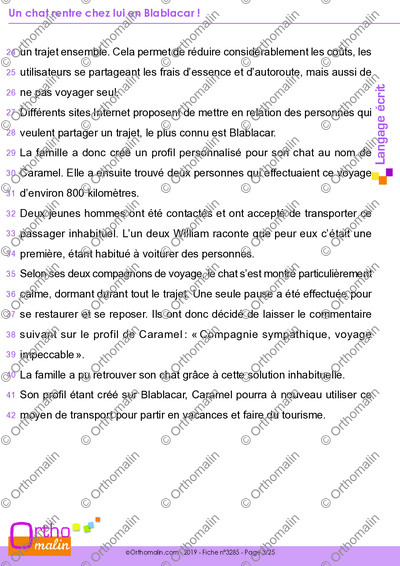 Page 3 de la fiche