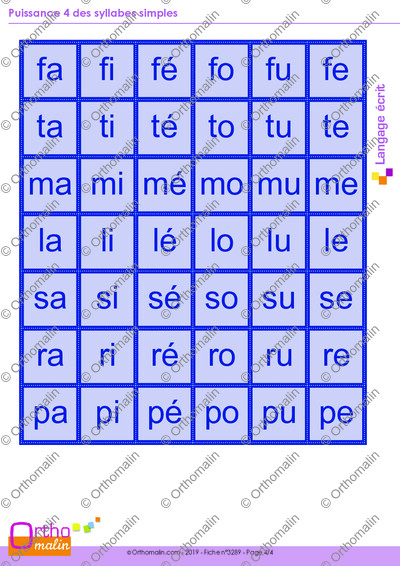 Page 4 de la fiche