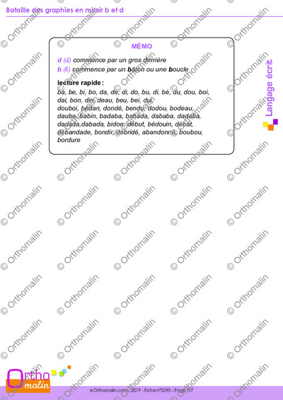 Page 7 de la fiche