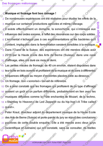 Page 2 de la fiche