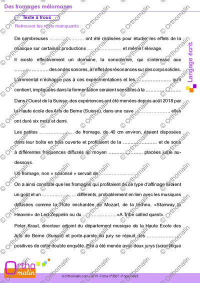 Page 14 de la fiche