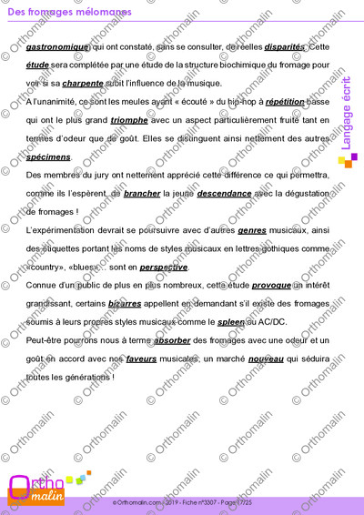 Page 17 de la fiche