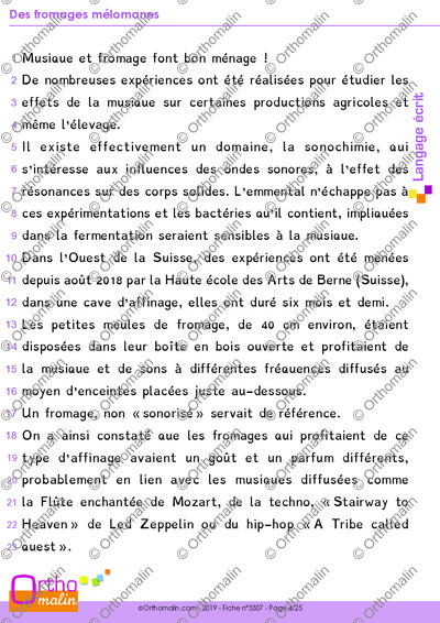 Page 4 de la fiche