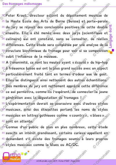 Page 5 de la fiche