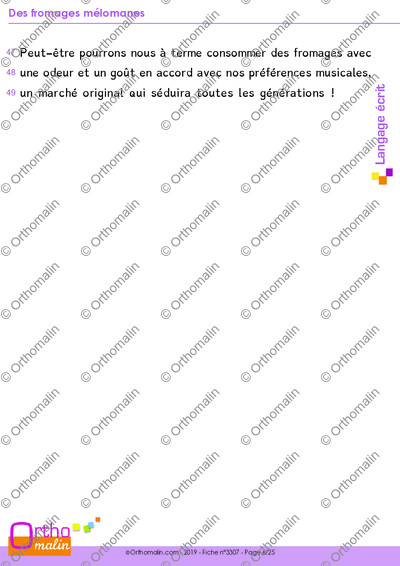 Page 6 de la fiche