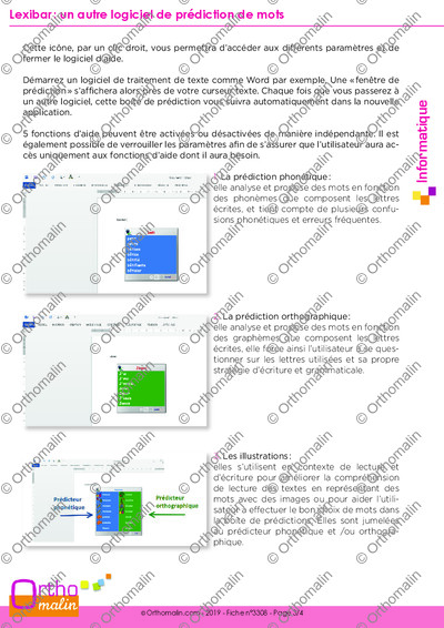 Page 3 de la fiche