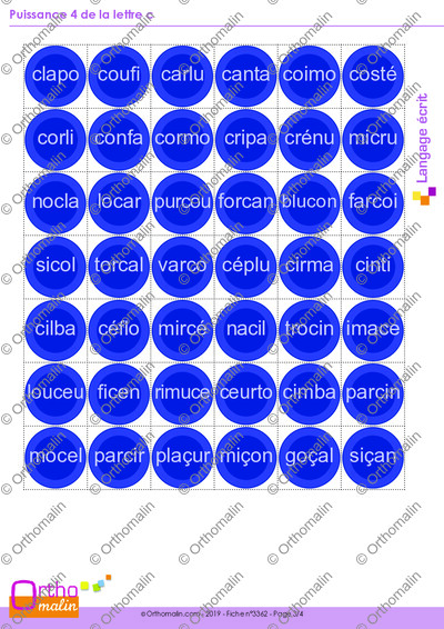 Page 3 de la fiche